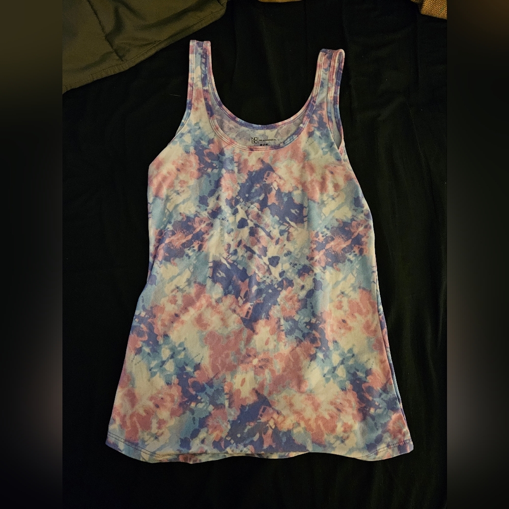 Tie dye No Boundaries tank top
